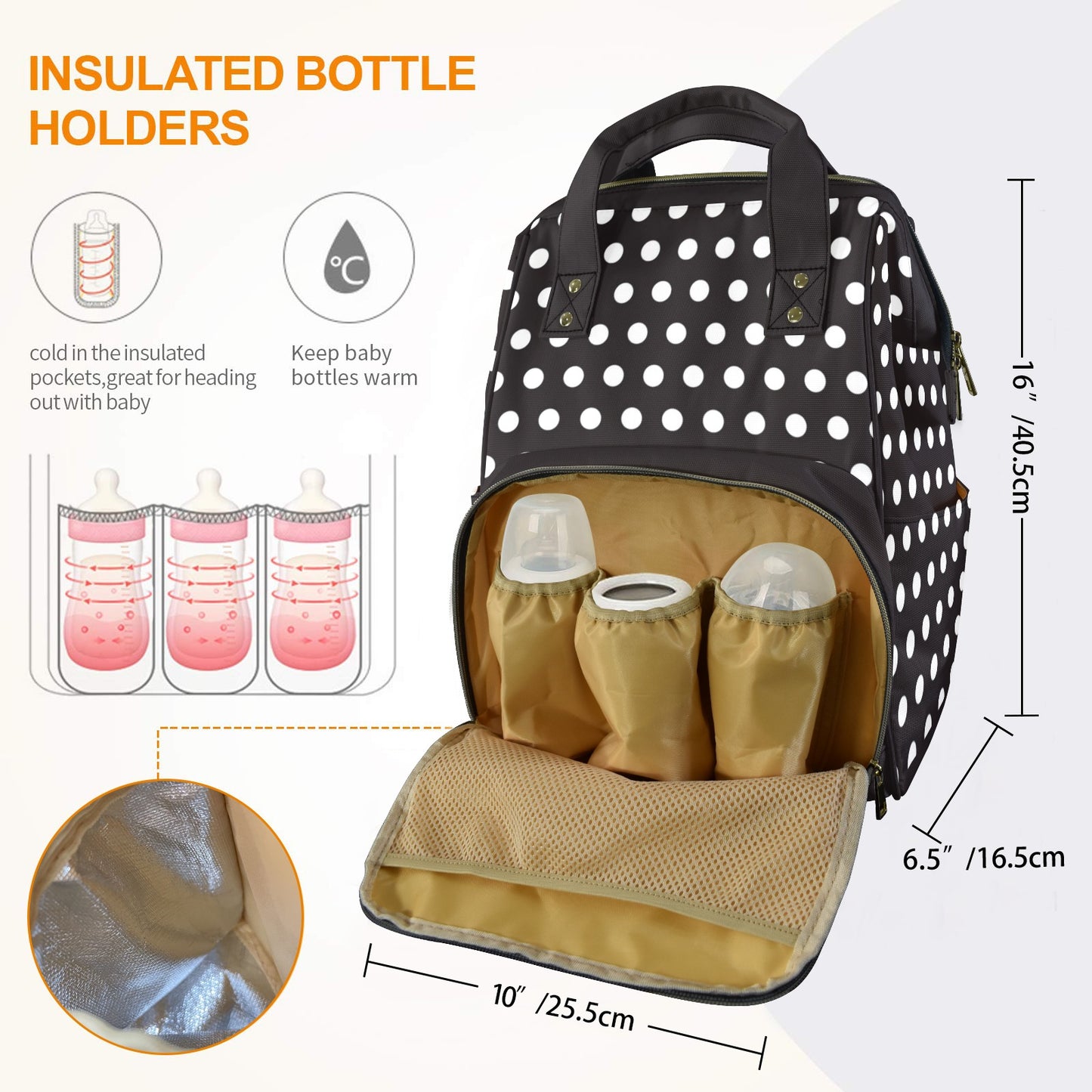 Mochila Mommy Dots