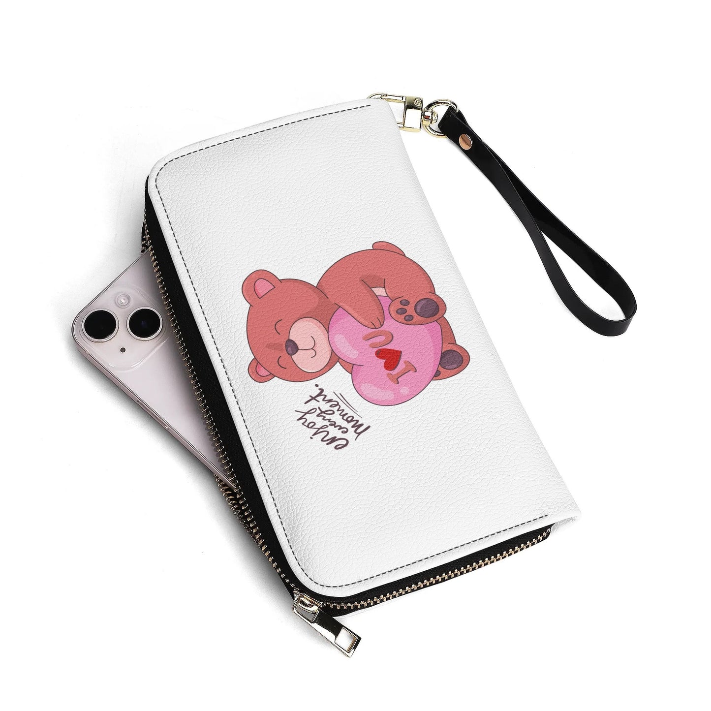 Cartera de piel Teddy
