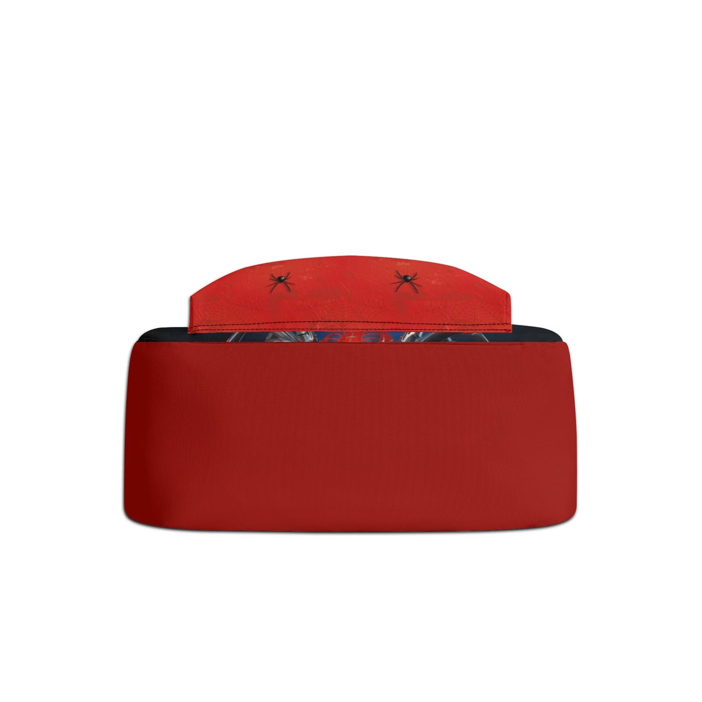 Red school backpack