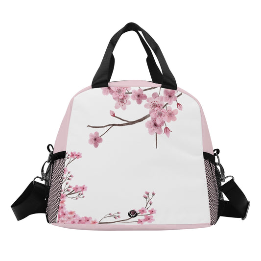 Bolsa térmica porta-alimentos rosa