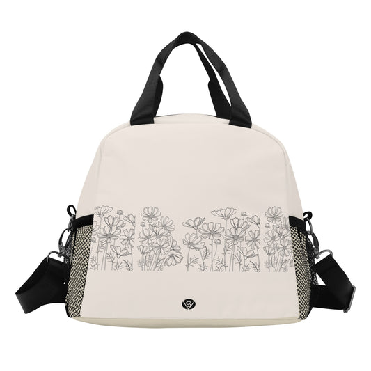 Bolsa térmica porta-alimentos beige