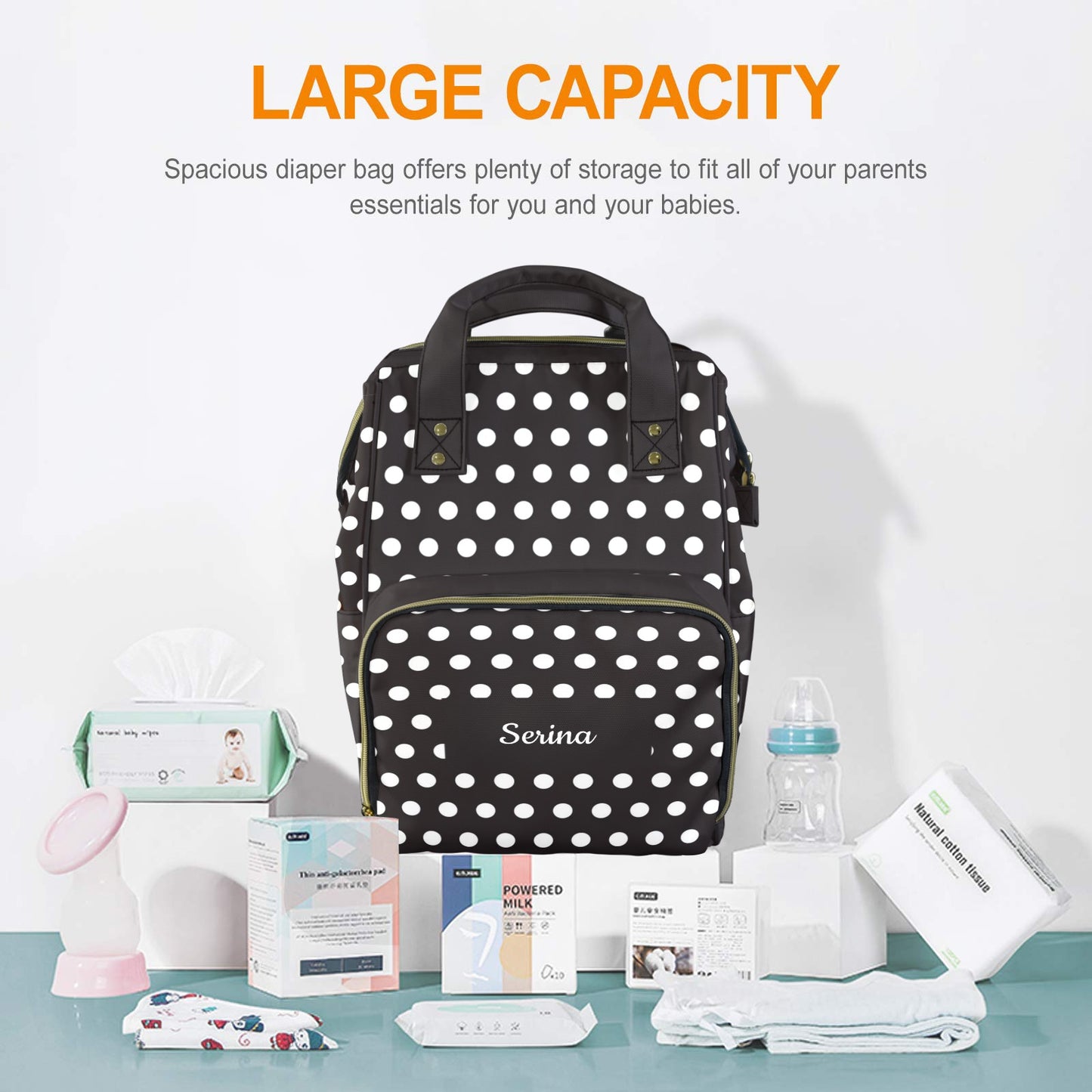 Mochila Mommy Dots