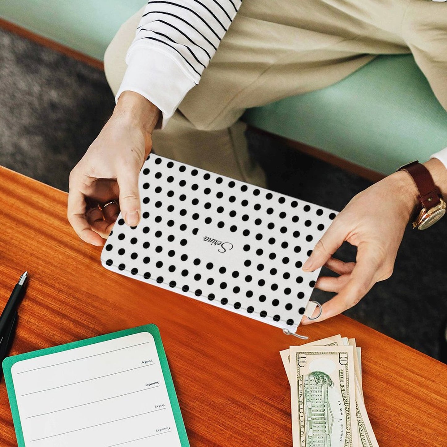 Monedero Polka Dots