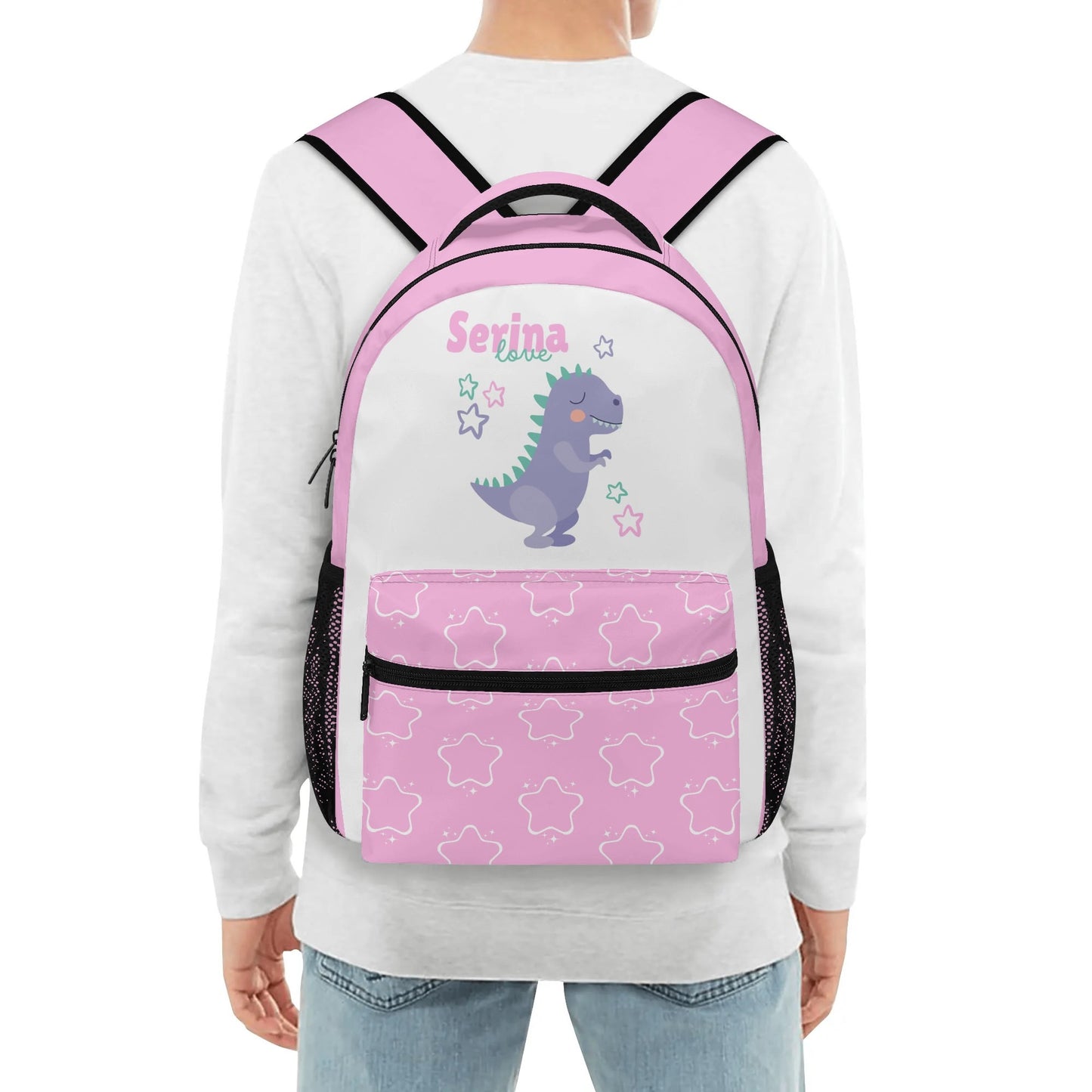 Mochila escolar dino