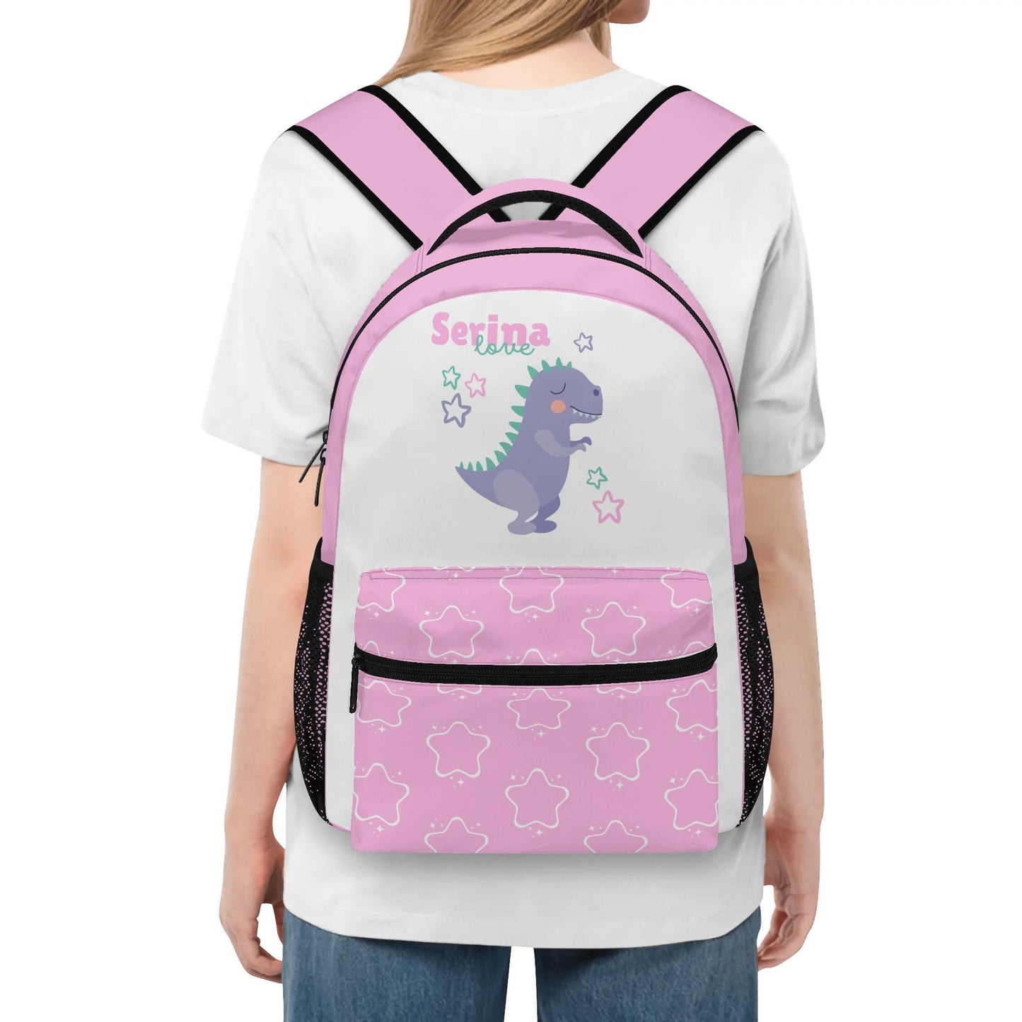 Mochila escolar dino