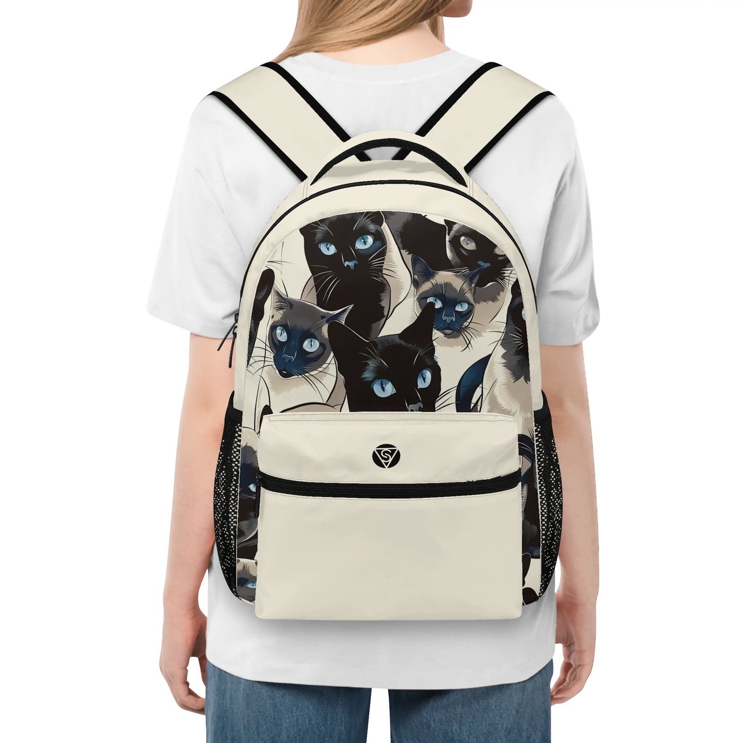 Mochila escolar cat