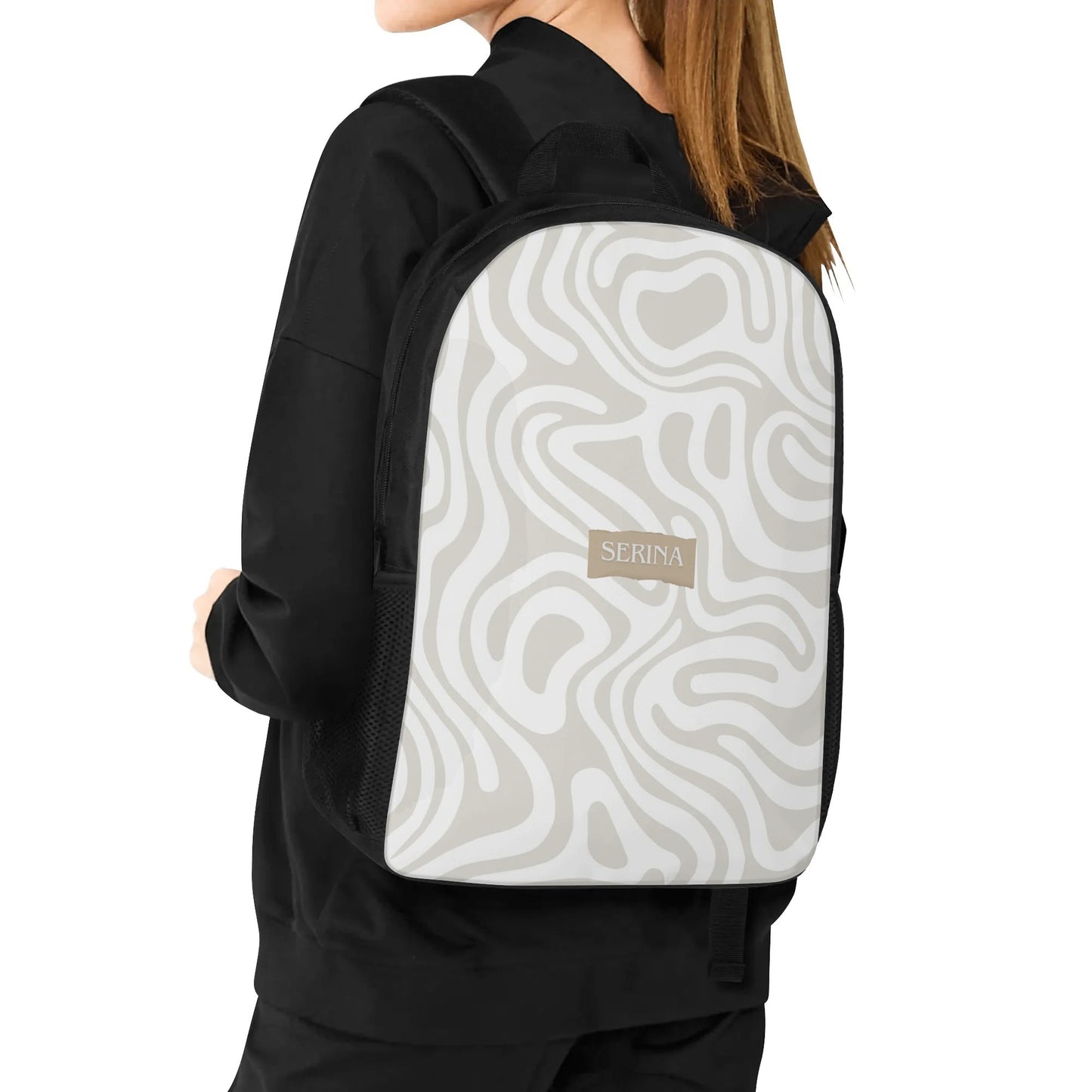 Mochila Beige Serina para Portátil