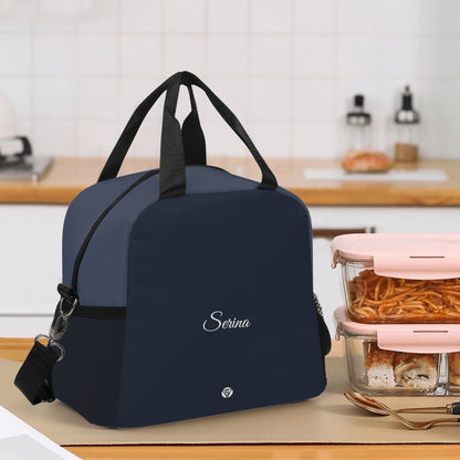 Bolsa térmica porta-alimentos burdeos