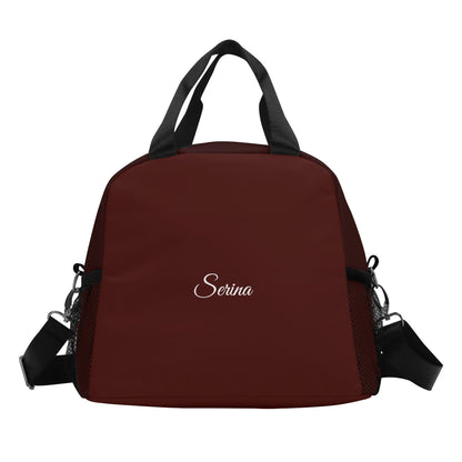 Bolsa térmica porta-alimentos burdeos