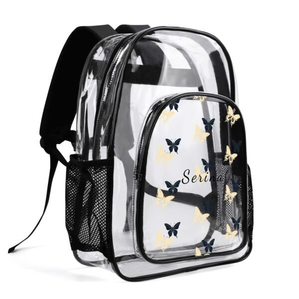 Mochila Transparente Cristal Butterfly - Imagen 2