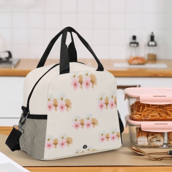 Bolsa térmica porta-alimentos flowers - Imagen 5