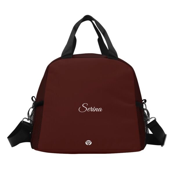 Bolsa térmica porta-alimentos granate